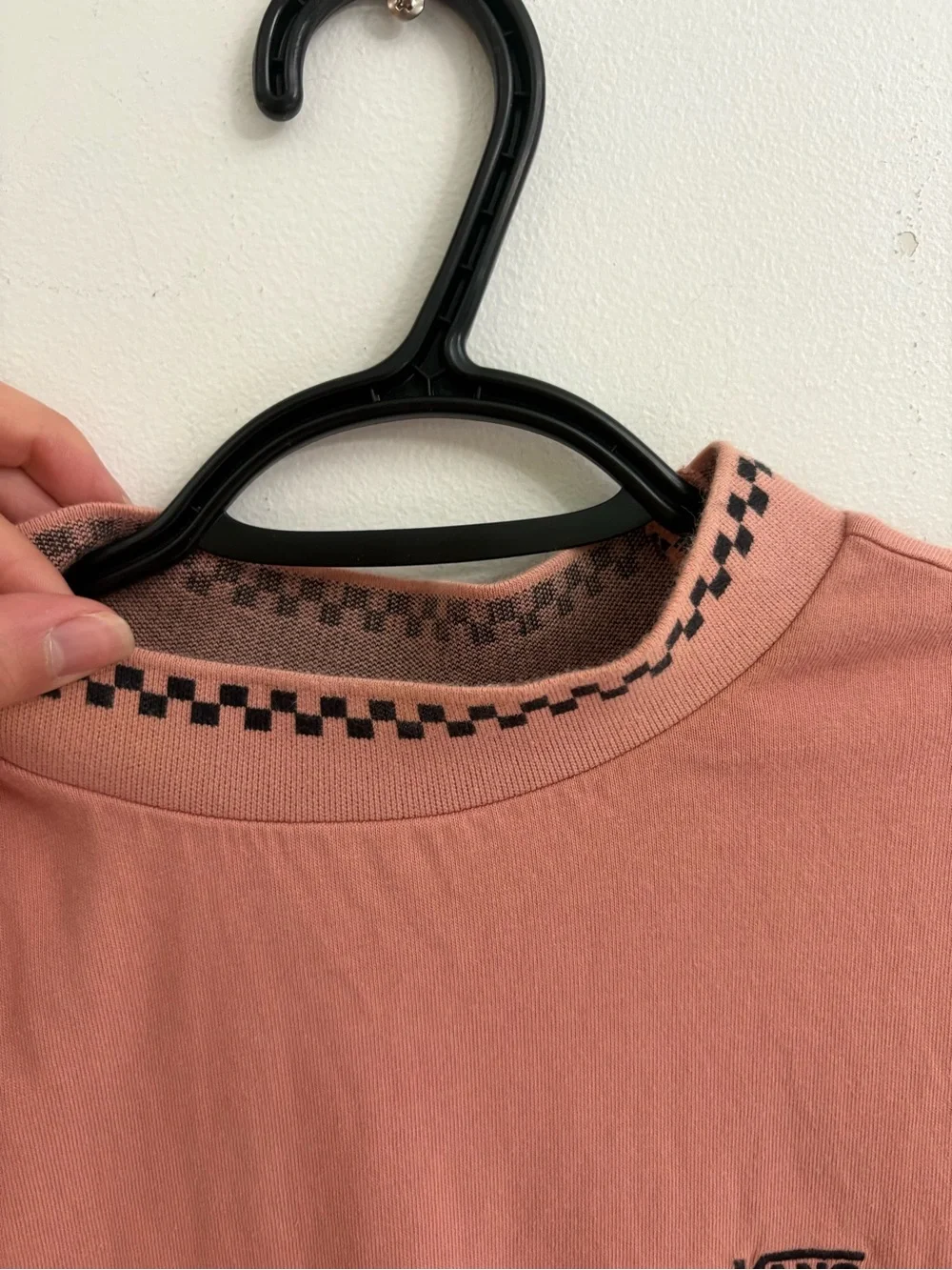 Vans Rust peach Tee Dress with Teal Trim size small - Picture 4 of 7